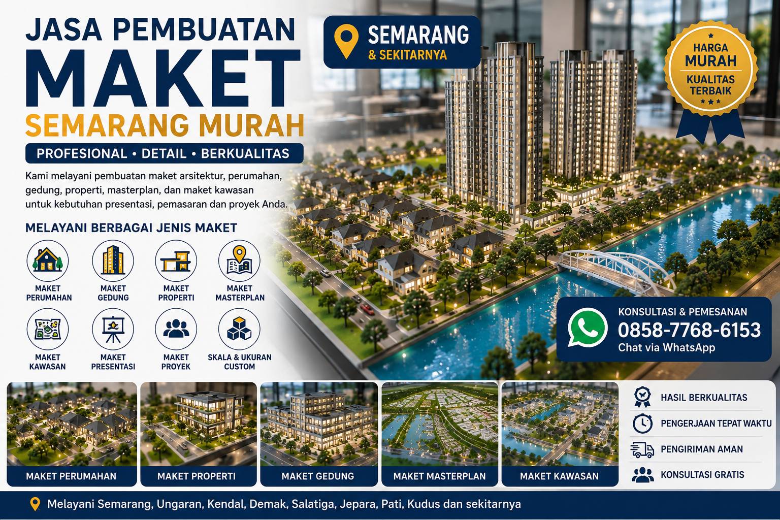 Jasa Pembuatan Maket Semarang Murah #1