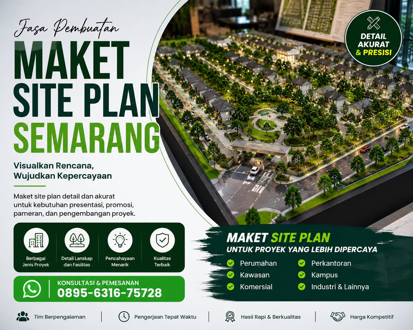 Jasa Pembuatan Maket Site Plan Semarang